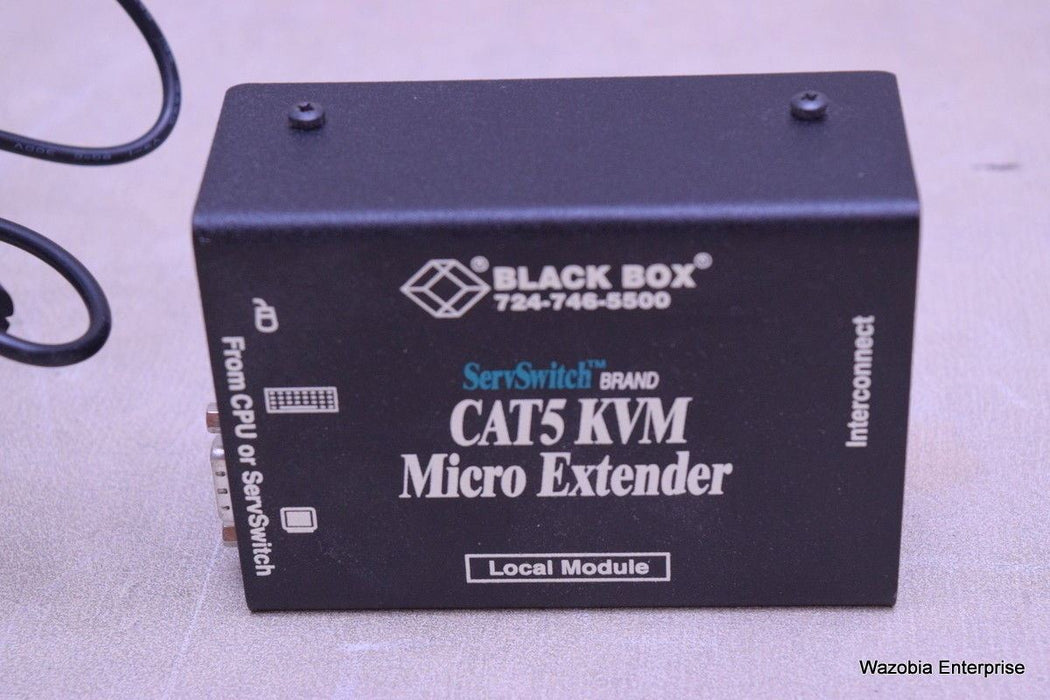 BLACK BOX SERVSWITCH CAT5 KVM MICRO EXTENDER ACU3009A LOCAL &  REMOTE MODULE