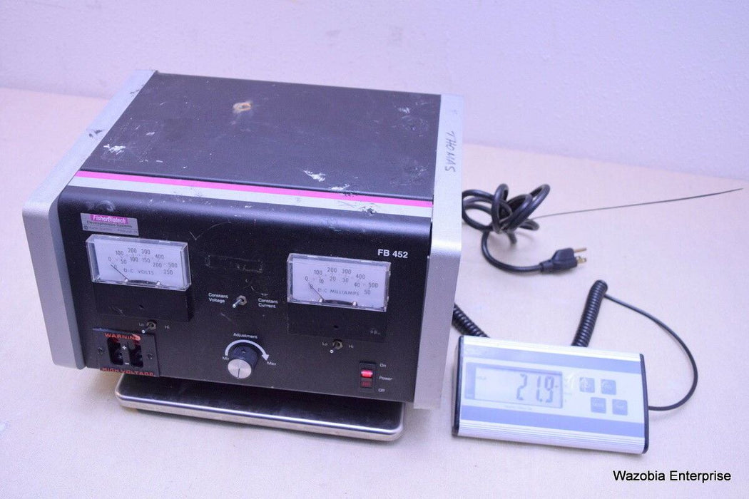 FISHER SCIENTIFIC FISHER  BIOTECH ELECTROPHORESIS SYSTEMS FB452