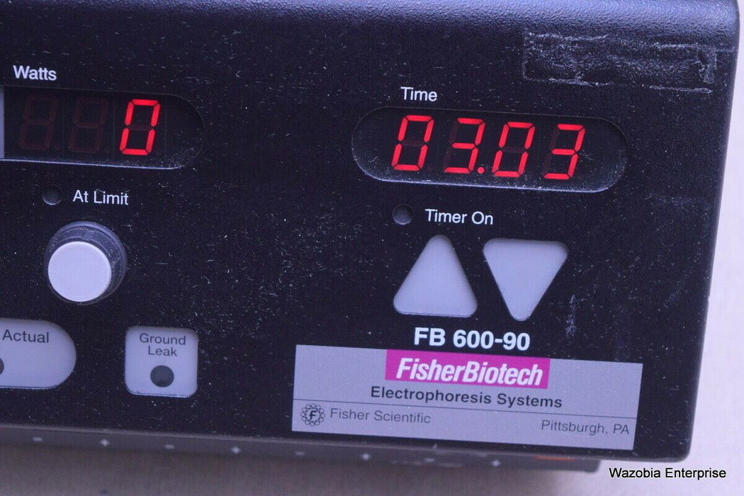 FISHER BIOTECH MODEL FB 600-90 ELECTROPHORESIS SYSTEMS POWER SUPPLY