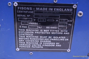 FISONS CENTRIFUGE MICROCENTAUR SERIAL NUMBER 86/3858P