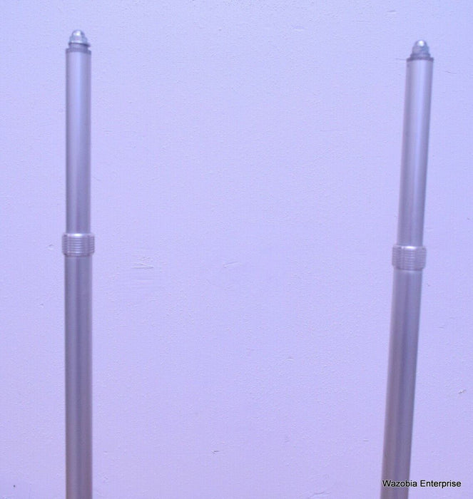 LOT OF 2 MEDICAL INSTRUMENTS STAND POLE ALARIS DINAMAP WELCH ALLYN