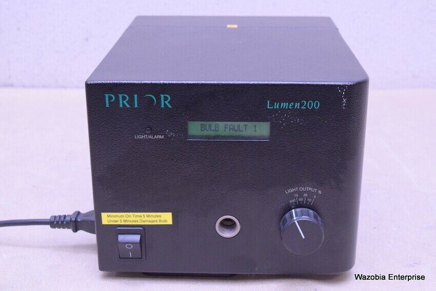 PRIOR LUMEN 200 MODEL L220US FLUORESCENCE MICROSCOPE LIGHT SOURCE