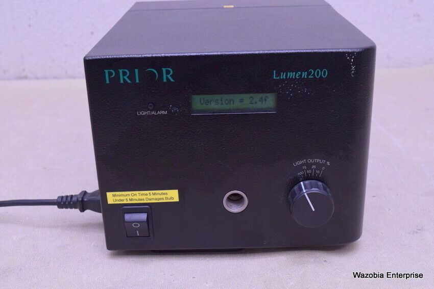 PRIOR LUMEN 200 MODEL L220US FLUORESCENCE MICROSCOPE LIGHT SOURCE