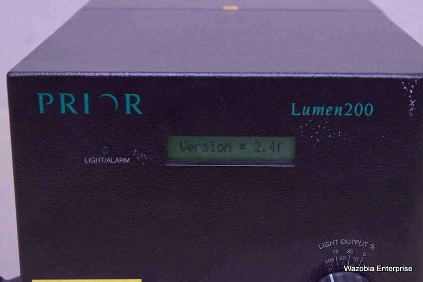 PRIOR LUMEN 200 MODEL L220US FLUORESCENCE MICROSCOPE LIGHT SOURCE