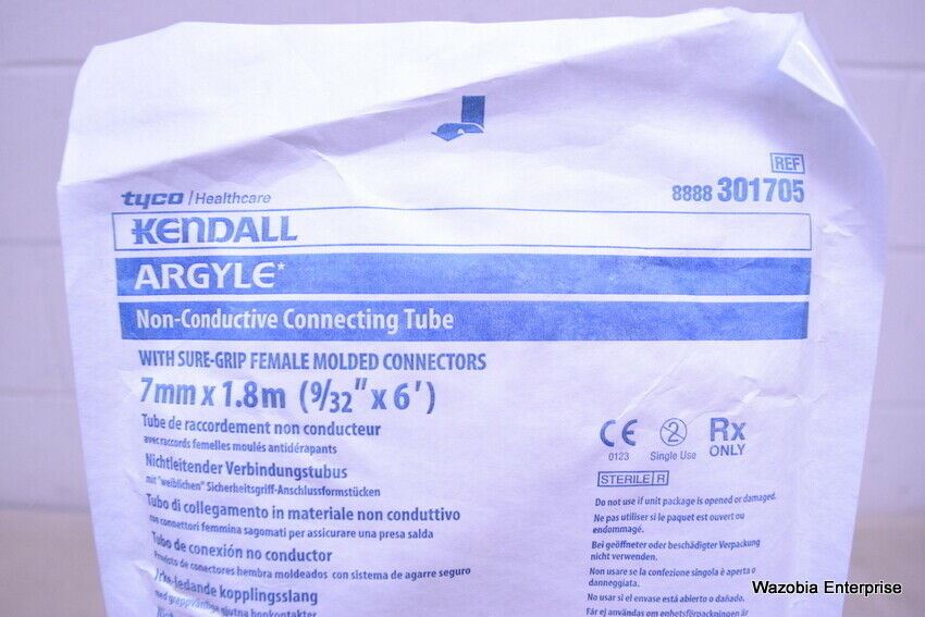 4 TYCO KENDALL ARGYLE NON CONDUCTIVE CONNECTING TUBE 7MMX1.8M  301705