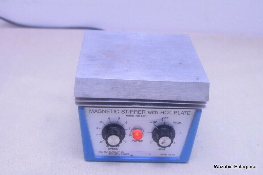 COLE & PALMER MAGNETIC STIRRER WITH HOT PLATE MODEL 700-5011