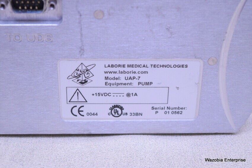 LABORIE MEDICAL TECHNOLOGIES MODEL UAP-7 PUMP