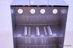 STAINLESS STEEL LABORATORY CRYO STORAGE FREEZER RACK CRYOGENIC	9 x 5 ½ x 17