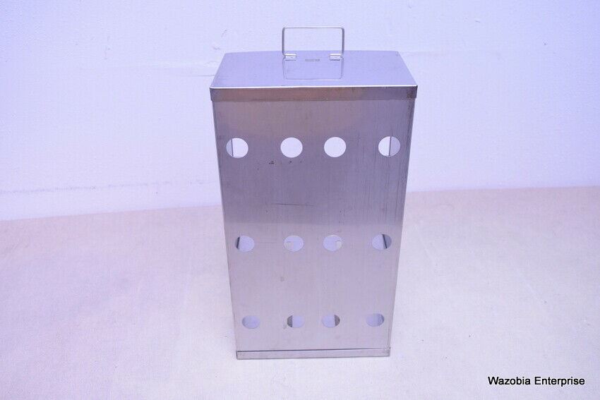 STAINLESS STEEL LABORATORY CRYO STORAGE FREEZER RACK CRYOGENIC	9 x 5 ½ x 17