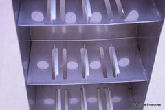 STAINLESS STEEL LABORATORY CRYO STORAGE FREEZER RACK CRYOGENIC	9 x 5 ½ x 17