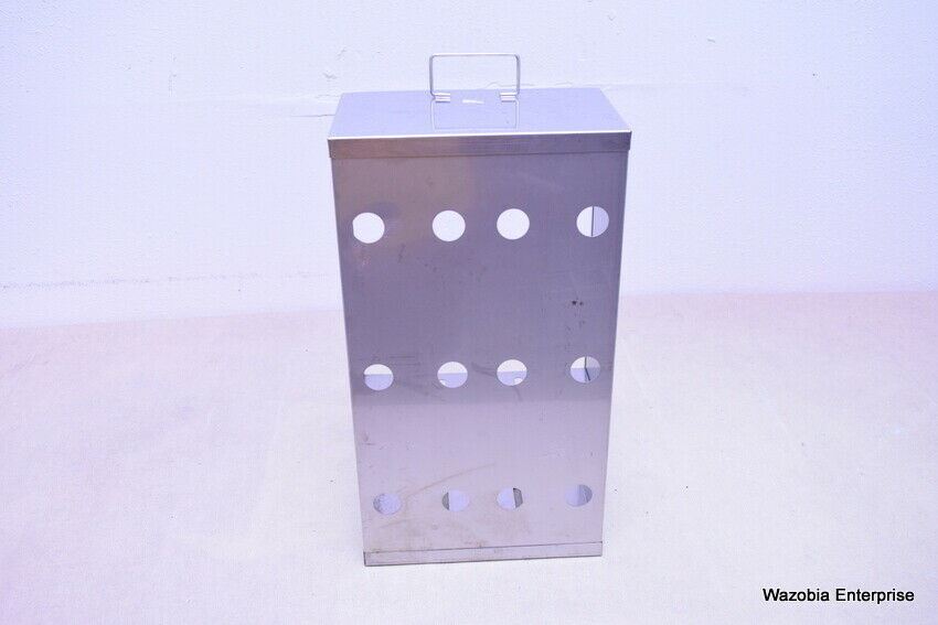 STAINLESS STEEL LABORATORY CRYO STORAGE FREEZER RACK CRYOGENIC	9 x 5 ½ x 17