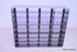 LOT OF 2 STAINLESS STEEL CRYO STORAGE FREEZER RACK CRYOGENIC 22¼ x 5½ x 9