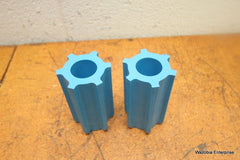 LOT OF 2 CENTRIFUGE SWING ROTOR BUCKET TUBE INSERT