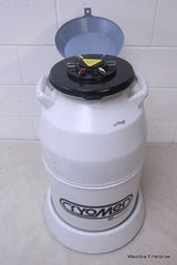 FORMA SCIENTIFIC CRYOMED NITROGEN DEWAR MODEL 8036 CRYOGENICS WITH 6 RACKS