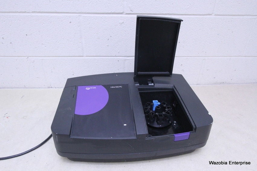 BIOCHROM LIBRA S32PC S32 PC SPECTROPHOTOMETER WITH 8 CUVETTE CELL HOLDER