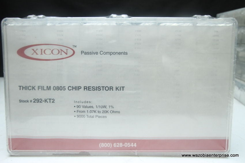 XICON PASSIVE THICK FILM 0805 CHIP RESISTOR KIT 292-KT2