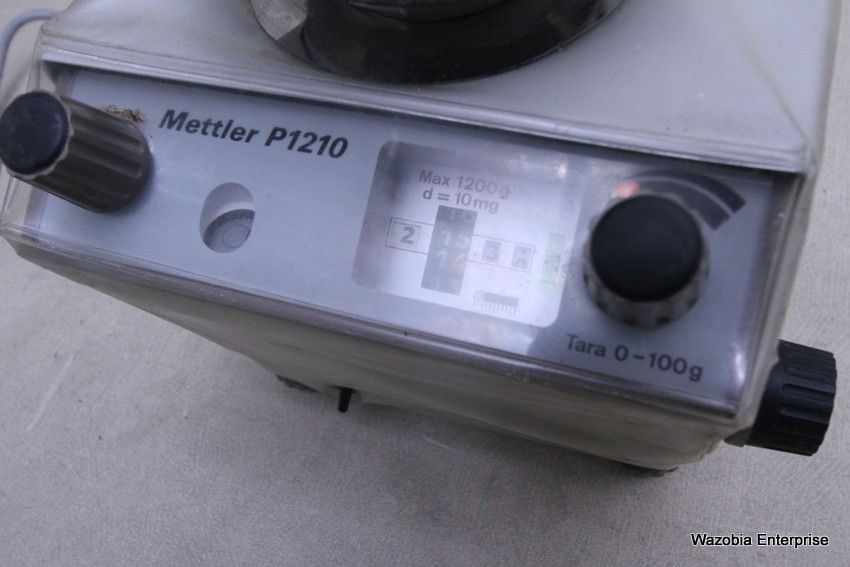 METTLER INSTRUMENT P 1210 P1210 LABORATORY SCALE 1200G
