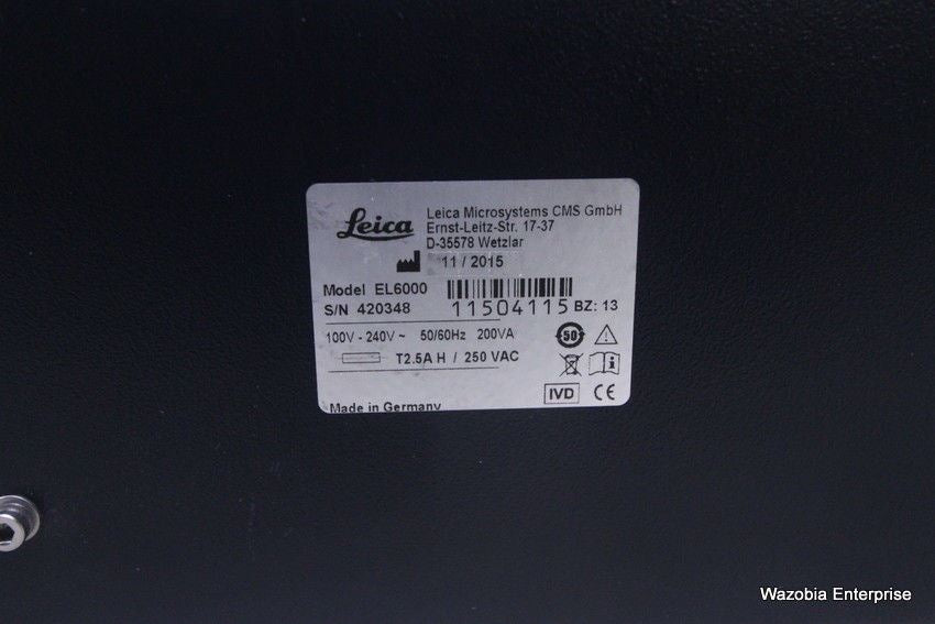 LEICA MICROSYSTEMS MICROSCOPE POWER SUPPLY EL6000