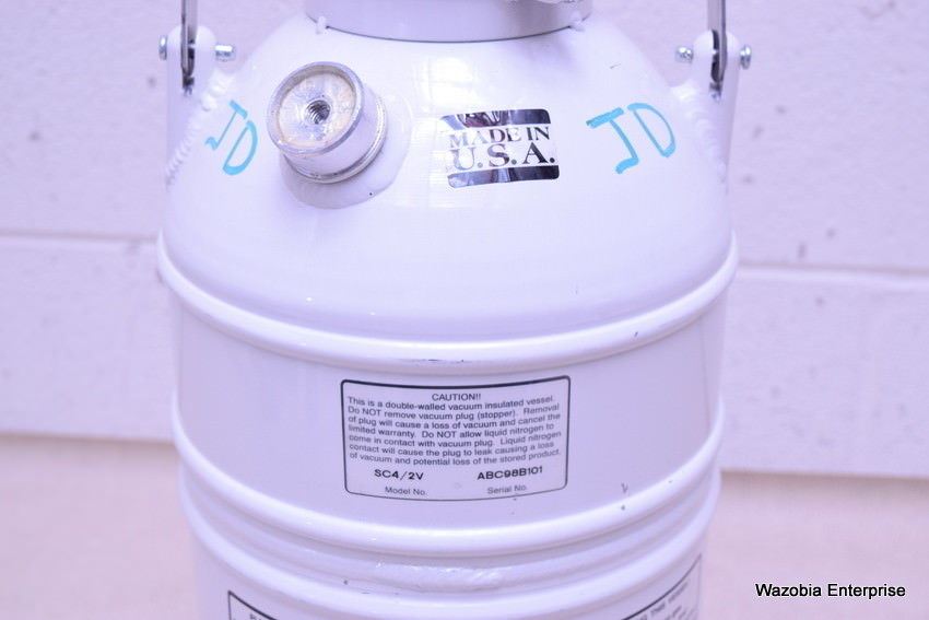 MVE SC 4/2V  LIQUID NITROGEN CONTAINER  DEWAR CRYOGENIC SC4/2V