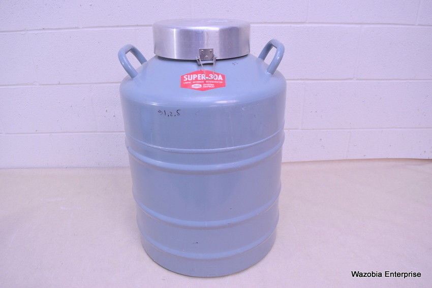 UNION CARBIDE LIQUID NITROGEN DEWAR SUPER-30A CRYOGENIC EQUIPMENT