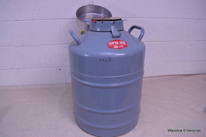 UNION CARBIDE LIQUID NITROGEN DEWAR SUPER-30A CRYOGENIC EQUIPMENT