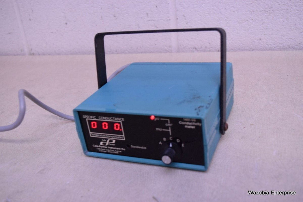 COLE-PARMER INSTRUMENT 1481-00 CONDUCTIVITY METER SPECIFIC CONDUCTANCE