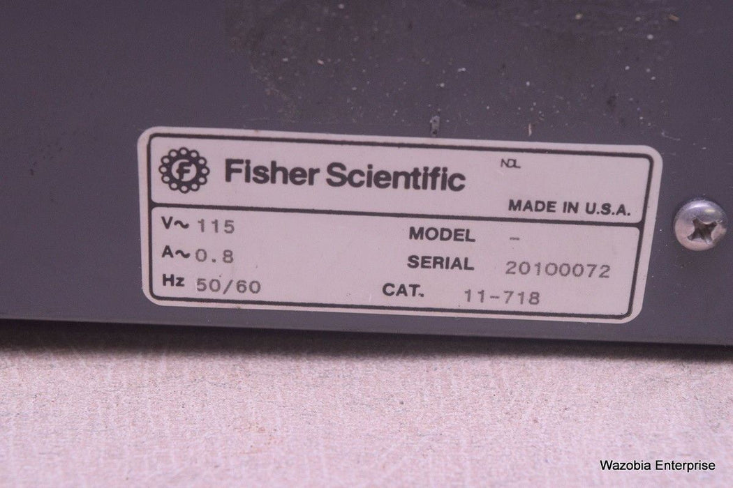 FISHER SCIENTIFIC DRY BATH INCUBATOR CAT. NO. 11-718
