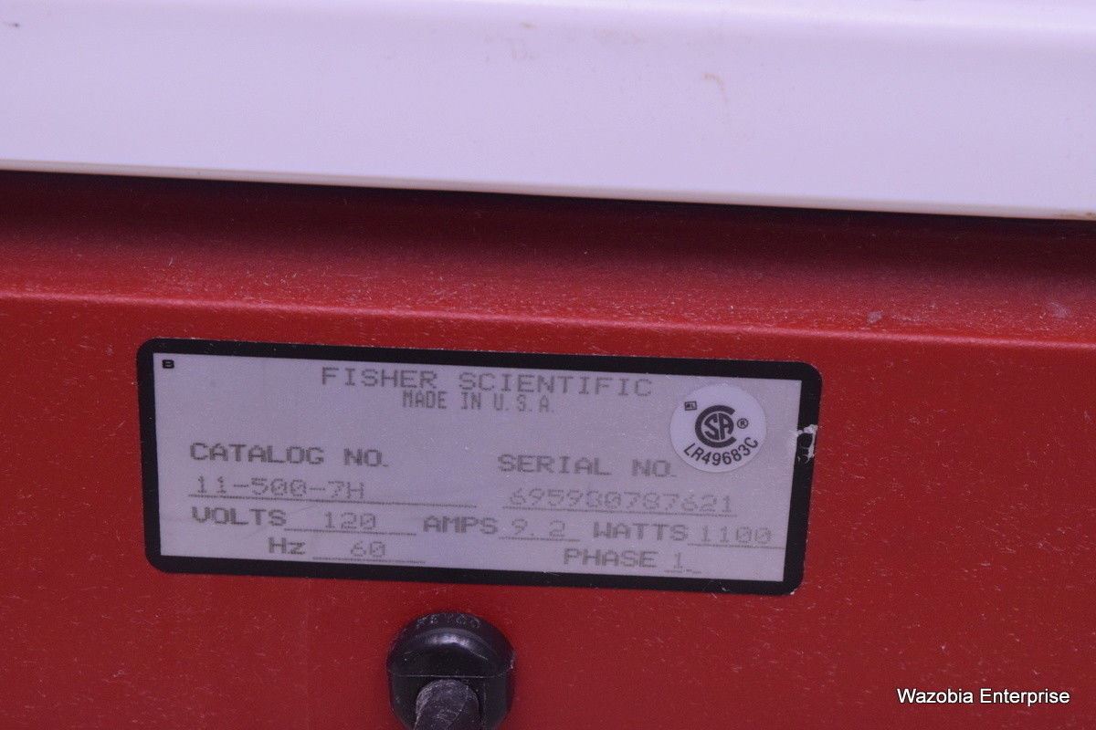 FISHER SCIENTIFIC HOT PLATE CAT. NO. 11-500-7H