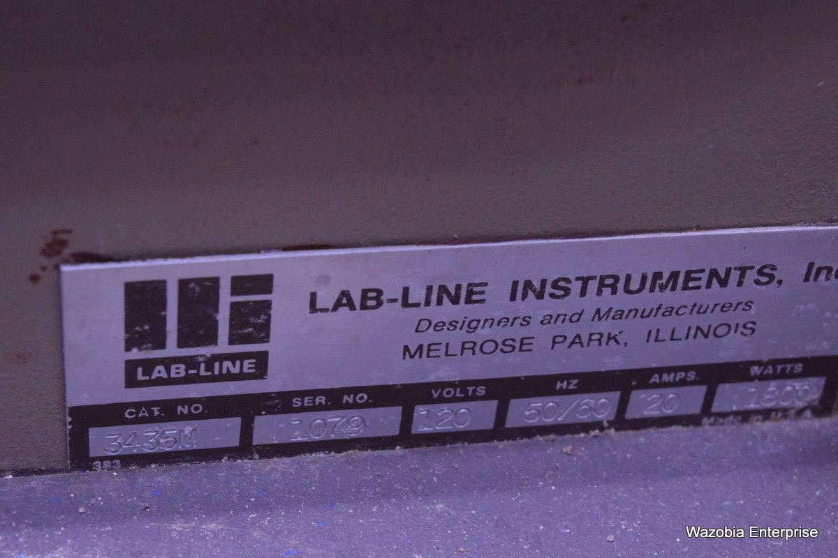 LAB-LINE IMPERIAL III RADIANT HEAT OVEN CAT. NO 3435M