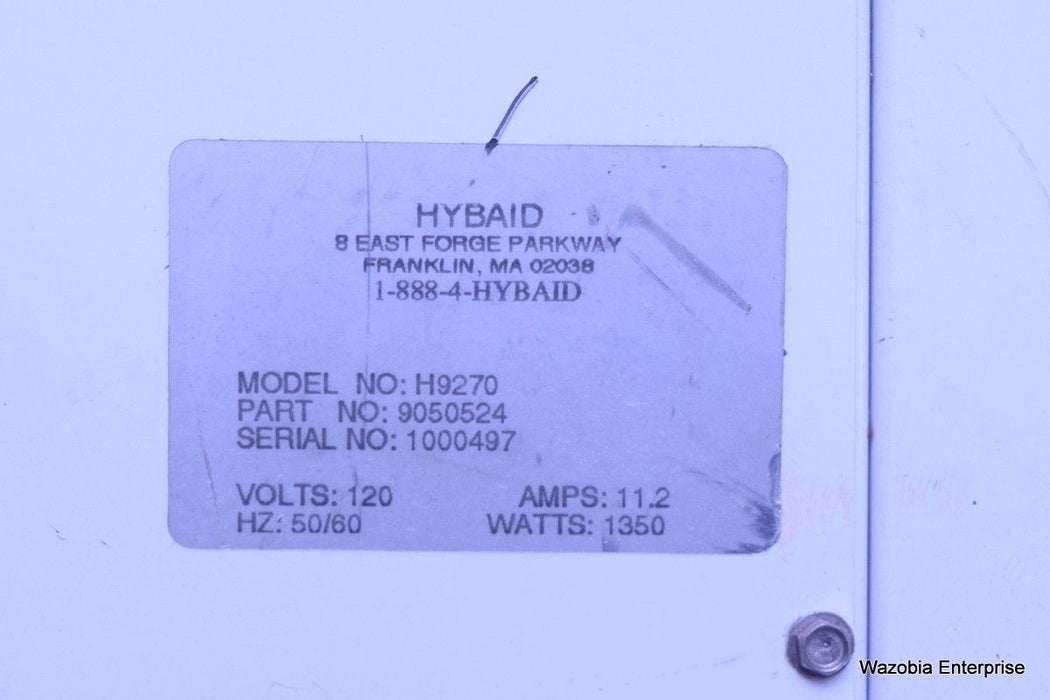 HYBAID LABORATORY OVEN MODEL H9270