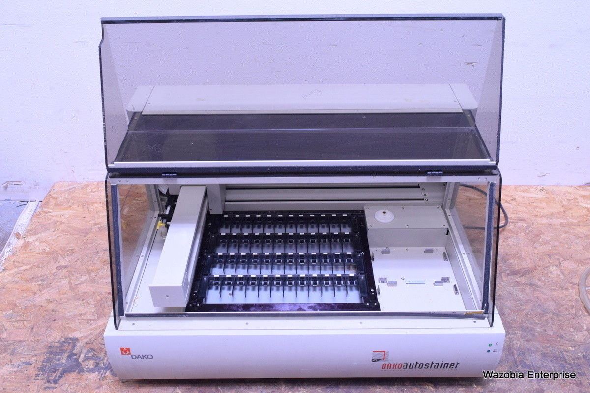 DAKO CYTOMATION AUTOSTAINER PLUS MODEL LV-1 HISTOLOGY PATHOLOGY SLIDE STAINING