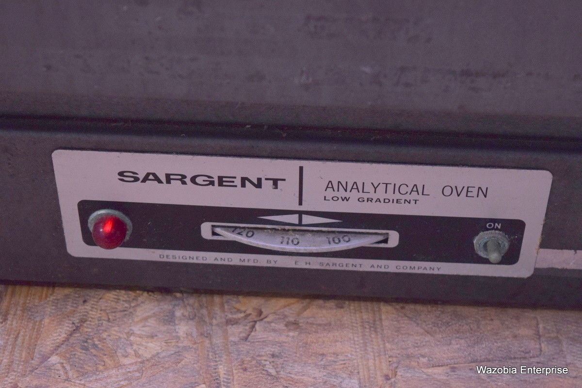 SARGENT WELCH ANALYTICAL OVEN LOW GRADIENT MODEL S64080