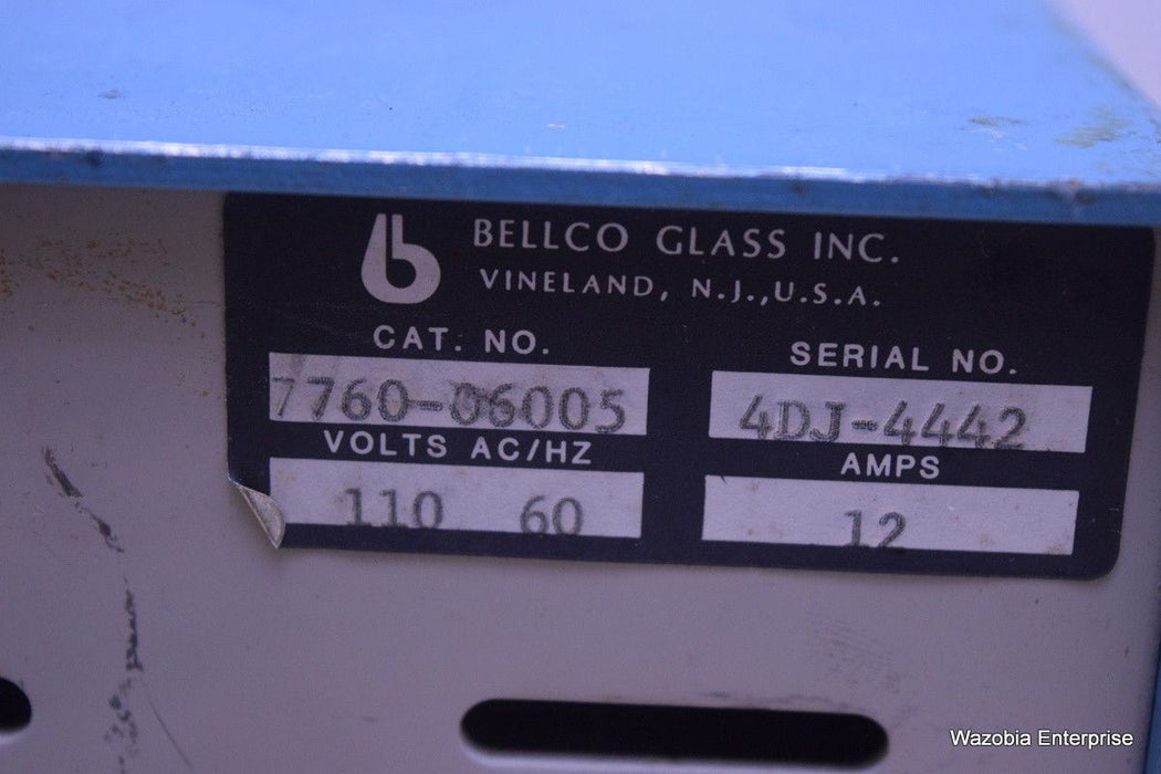 BELLCO GLASS INC. 7760-06005 BELL STIR MULTI STIR 4 MAGNETIC STIRRER 110VAC 1A