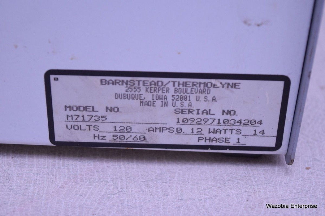 BARNSTEAD THERMOLYNE M71735 VARI MIX PLATFORM ROCKER MIXER 120V 12W
