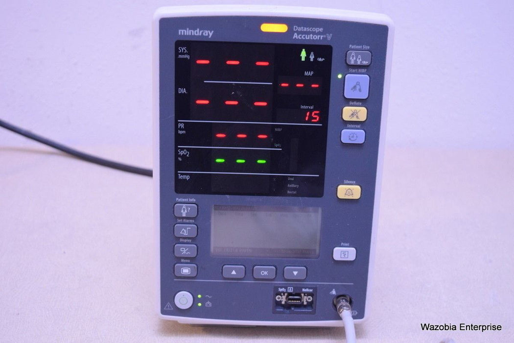 MINDRAY DATASCOPE ACCUTORR PATIENT MONITOR