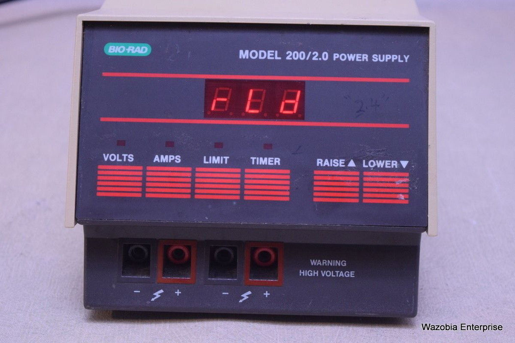 BIO RAD MODEL 200/2.0 POWER SUPPLY