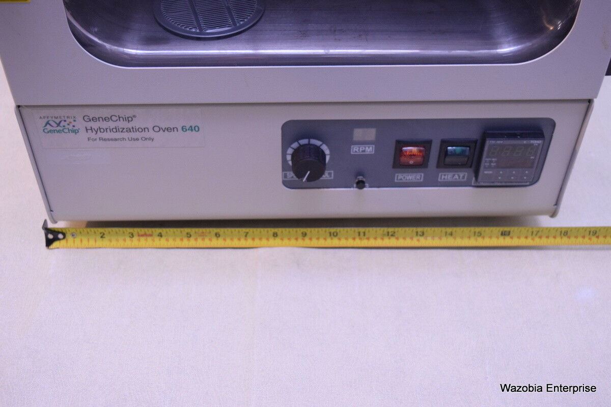 AFFYMETRIX STOVALL LIFE SCIENCE GENECHIP HYBRIDIZATION OVEN 640 CAROUSEL