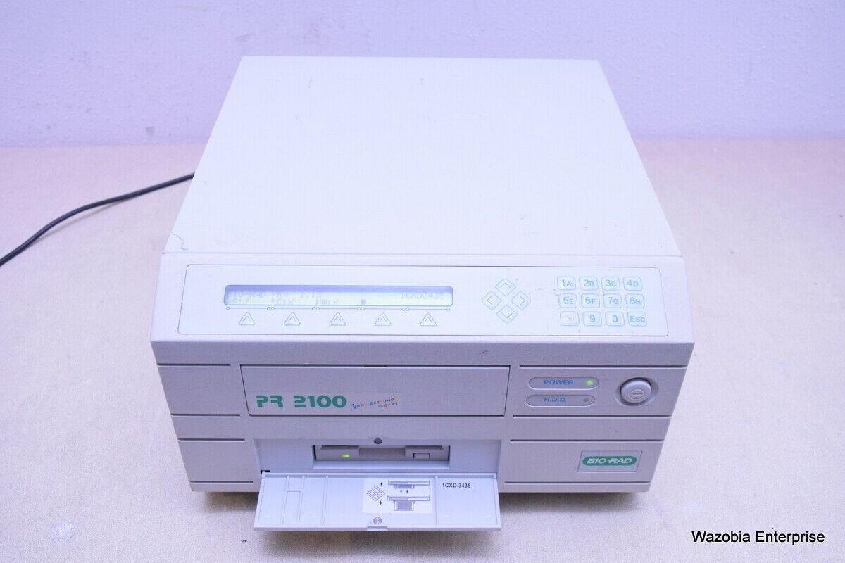 BIO RAD MODEL PR 2100 MICROPLATE READER MICROBIOLOGY ANALYZER