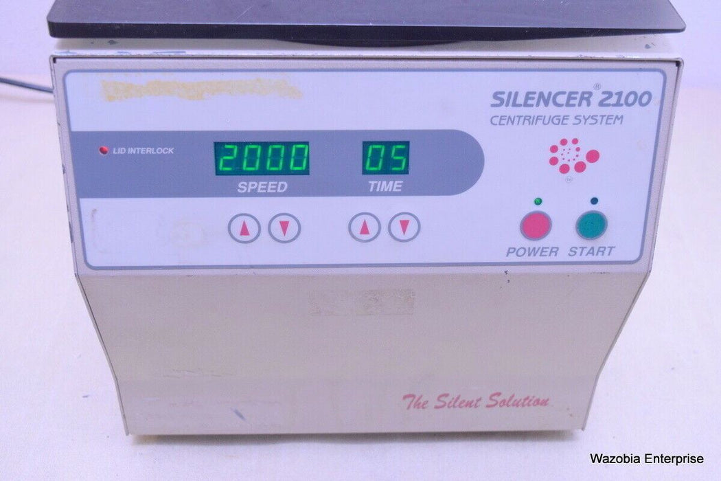 THE SILENT SOLUTION MODEL SILENCER 2100 CENTRIFUGE SYSTEM