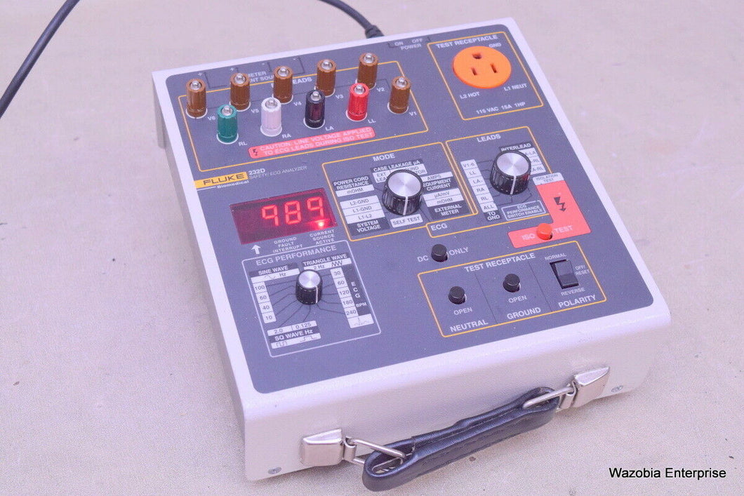 FLUKE BIOMEDICAL 232D SAFETY ECG ANALYZER