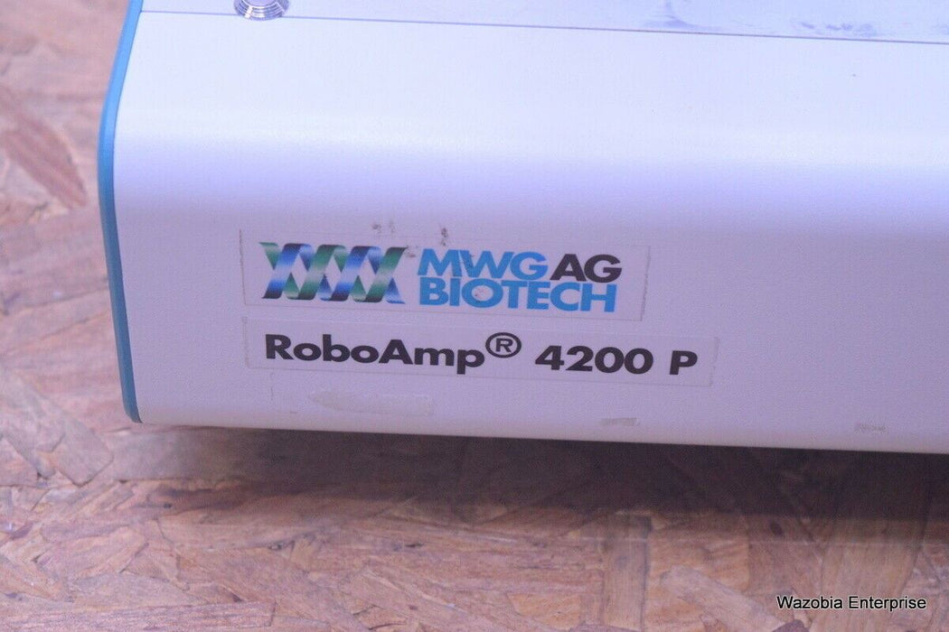 MWGAG BIOTECH ROBO AMP 4200 P WORKSTATION MODEL MWG GI