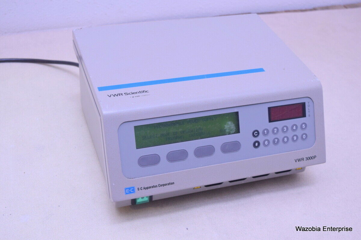 VWR SCIENTIFIC E-C APPARATUS CORPORATION MODEL VWR 3000P