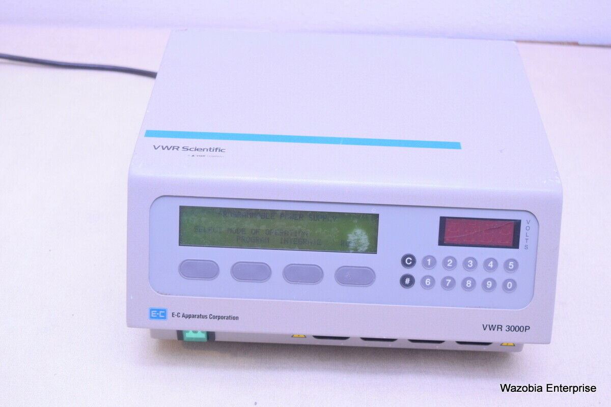 VWR SCIENTIFIC E-C APPARATUS CORPORATION MODEL VWR 3000P