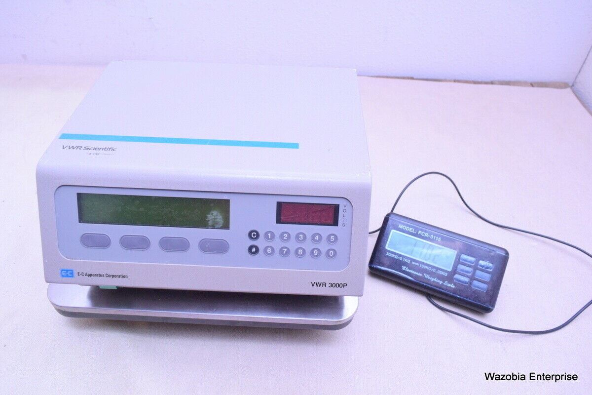 VWR SCIENTIFIC E-C APPARATUS CORPORATION MODEL VWR 3000P