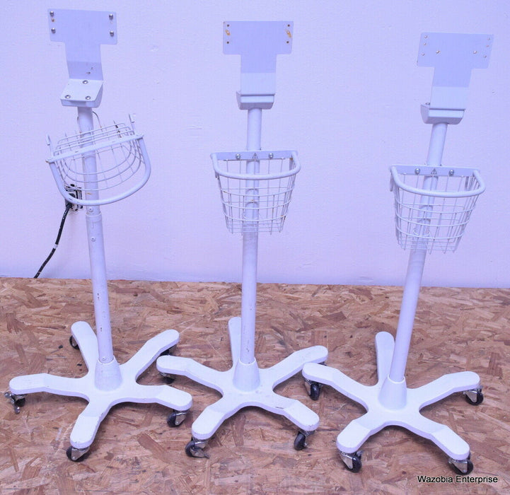 LOT OF 3 MEDICAL INSTRUMENTS STAND POLE ALARIS DINAMAP WELCH ALLYN