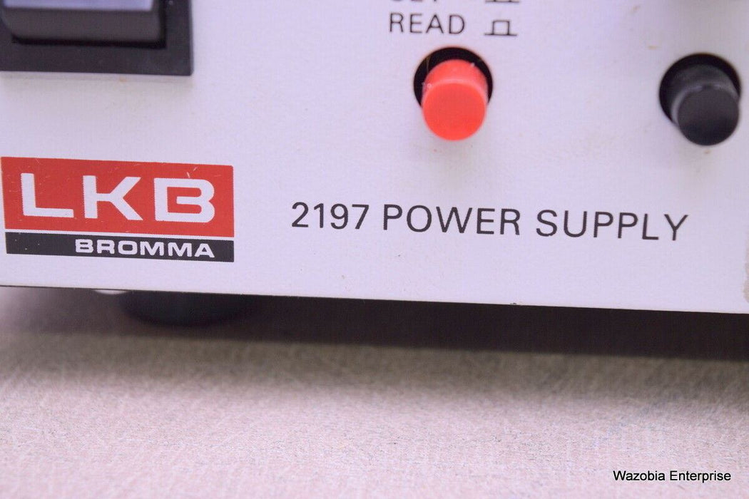 LKB BROMMA 2197 ELECTROPHORESIS POWER SUPPLY