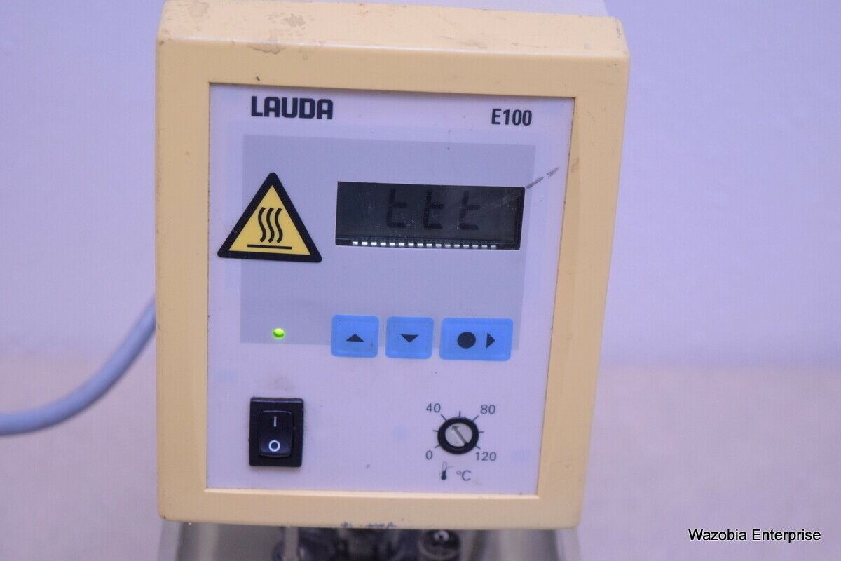 LAUDA  MODEL E100 HEATED WATER BATH CIRCULATOR  IMMERSION  RECIRCULATING