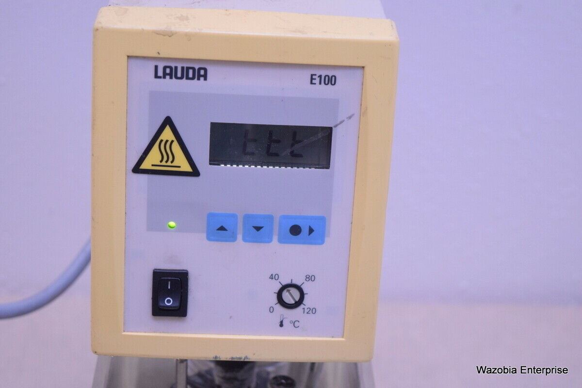 LAUDA  MODEL E100 HEATED WATER BATH CIRCULATOR  IMMERSION  RECIRCULATING