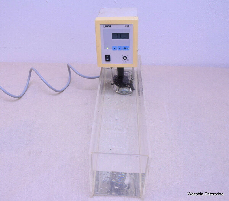 LAUDA  MODEL E100 HEATED WATER BATH CIRCULATOR  IMMERSION  RECIRCULATING