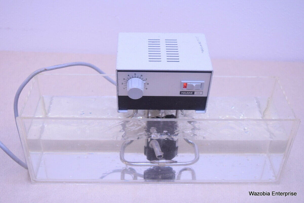 HAAKE  MODEL E12 HEATED WATER BATH CIRCULATOR  IMMERSION  RECIRCULATING